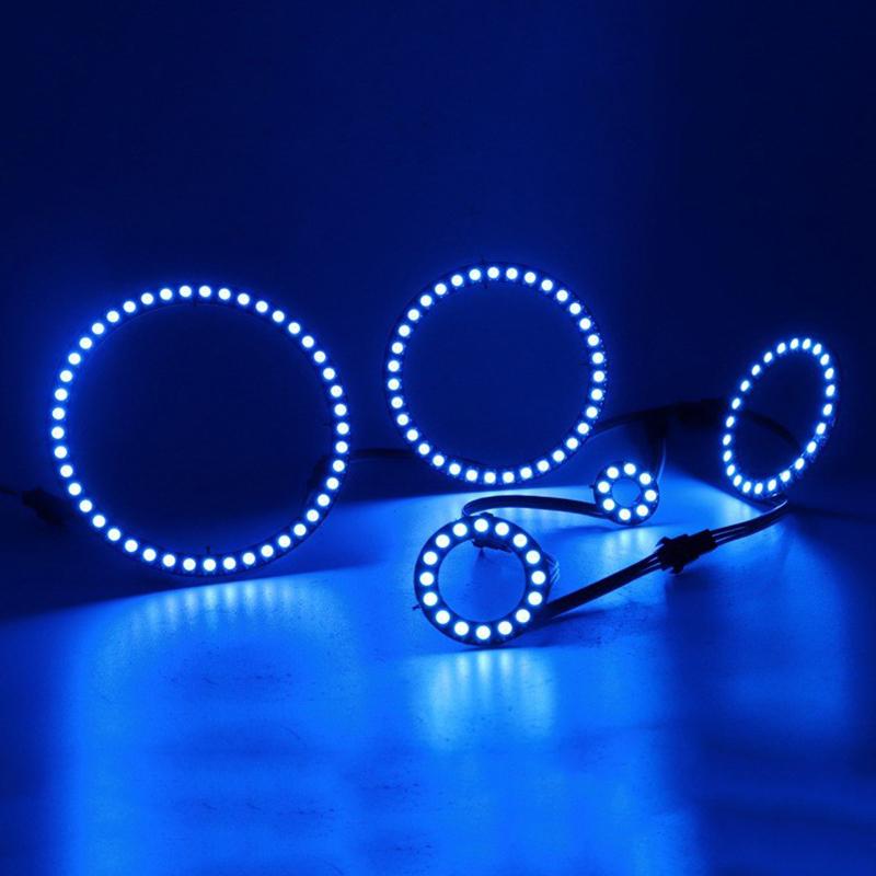 Ws2812B Addressable Led Pixel Ring 8/16/24/35/45Leds Ws2812 Rgb Led Diode Ring Color Ic Built-In Led