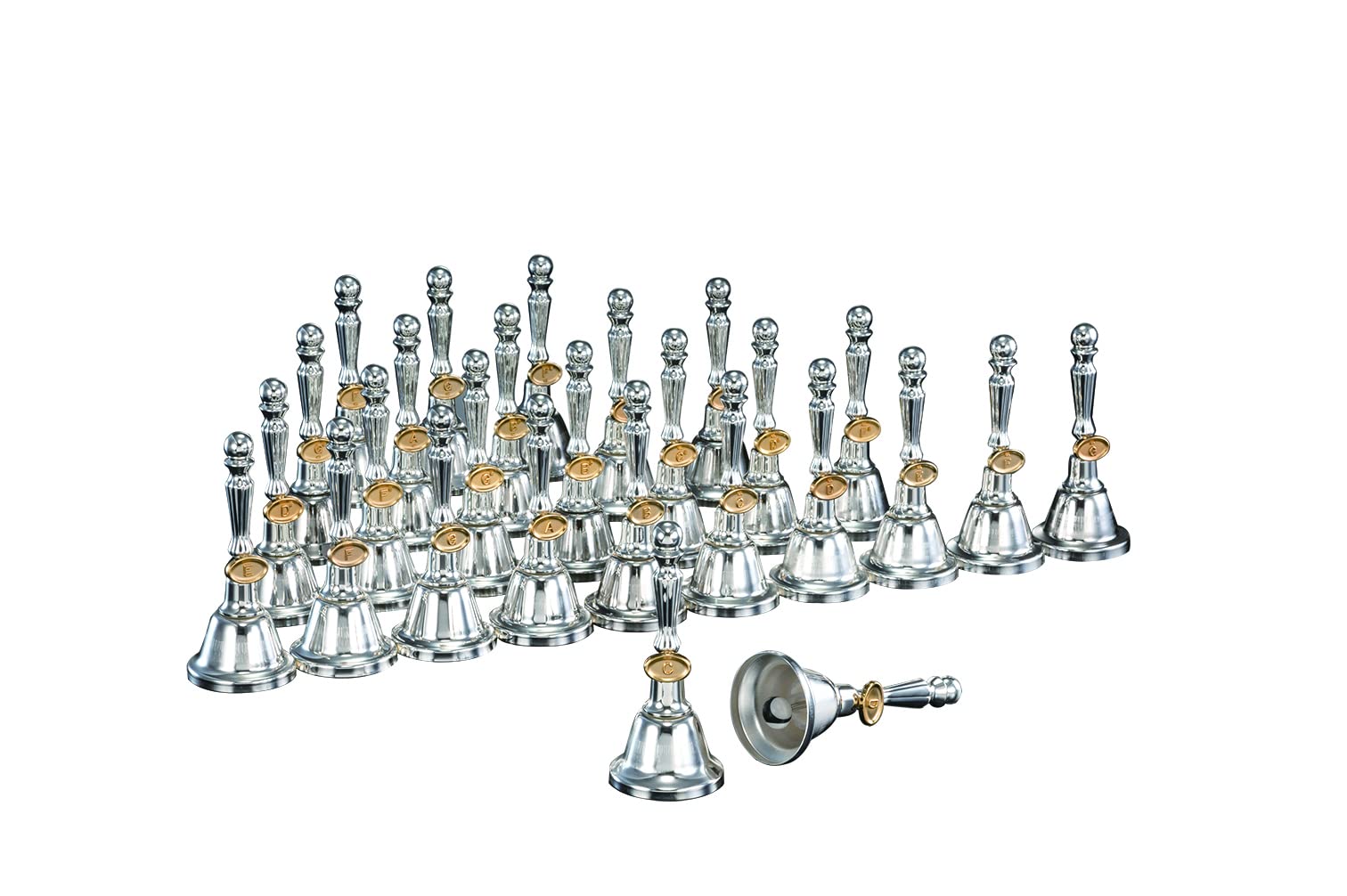 

Zenon Music Bell Super II 27 tone set 3 tone clapper adopted MB-SP27