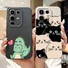 Für Infinix Note 50 4G Hülle Note 50S X6870 Niedliche Katze Dinosaurier Cartoon Hülle Weiche Silikonhülle Für Infinix Note 50 Pro Plus Schale