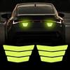 Motorcycle Stickers Universal Fender Reflective Sticker - Glow-in-the-Dark Arrow Design for Cars and Motorcycles