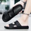 Mode Sommer Herren Damen Zehensandalen Outdoor Rutschfest Modisch Retro Schnalle Dicke Sohle Sandalen Strandschuhe Slip-On PVC-Material