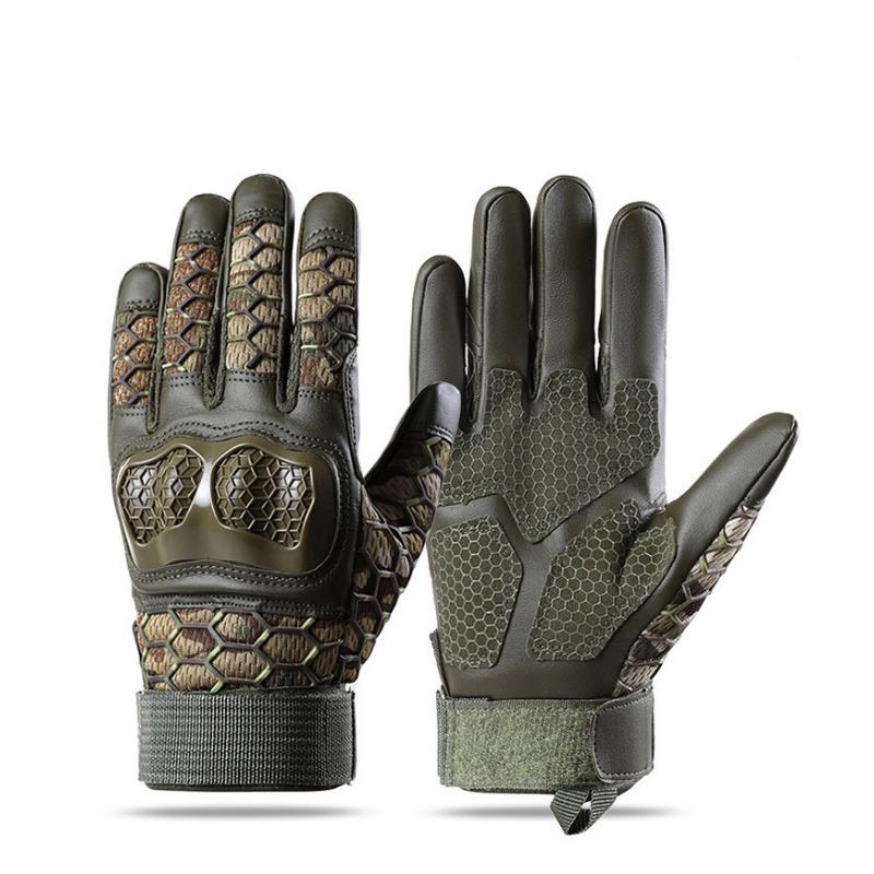 Tactical Gloves Motorcycle Off Road Bike Riding Hard Shell Anti Fall Anti Slip Cycling Outdoor Riding Half Finger Gloves