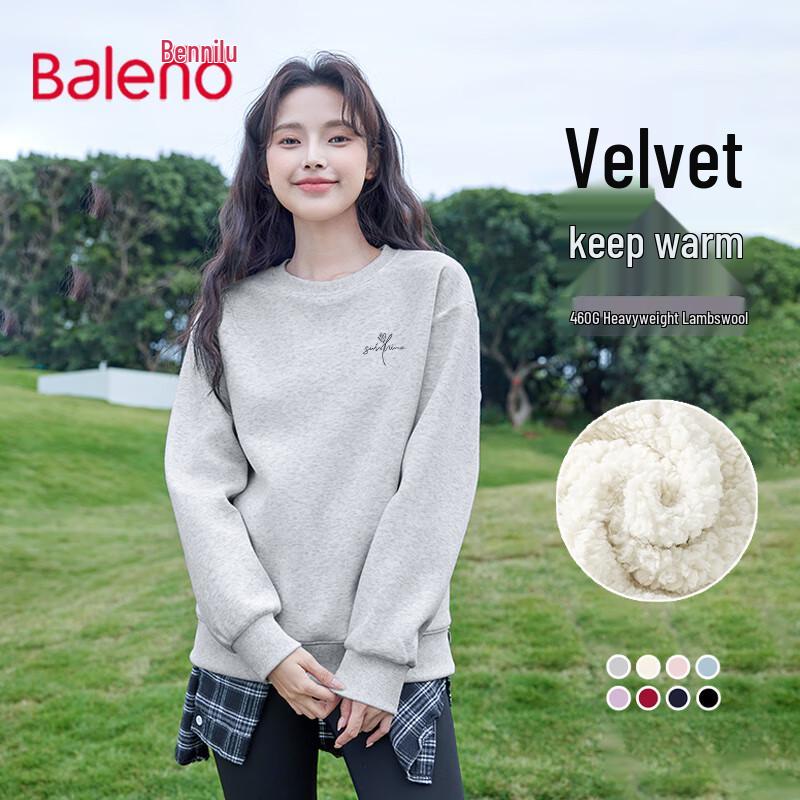 Baleno Women's Plush Round Neck Sweatshirt