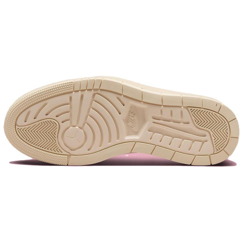 New Jordan Air Jordan 1 Cushioning Anti Slip And Wear Resistant Low Top Vintage Basketball Shoes Women's Ecru DH7004-200