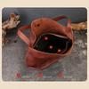 Johnature Large Capacity Retro Women's Bag Genuine Leather Tote Bag Versatile Soft Cowhide Shoulder Bag