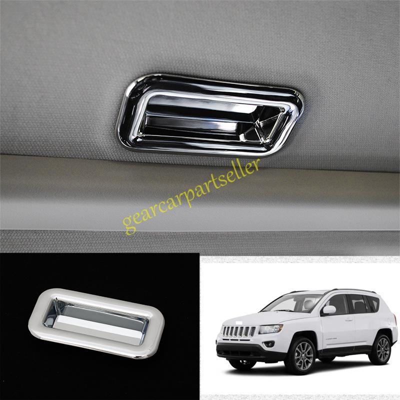 For Jeep Patriot Compass 2010-16 Chrome Sunroof Skylight Handle Frame Trim 1Normally