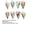 Diy Heart Shaped Hand Embroidered Christmas Ornament Kit Beginner Friendly Embroidery Craft
