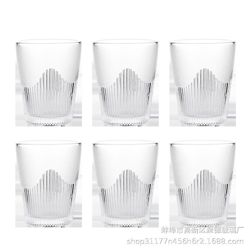 Large Capacity Glass Water Pitcher for Home Cold Juice Tea Infuser Set with Cups