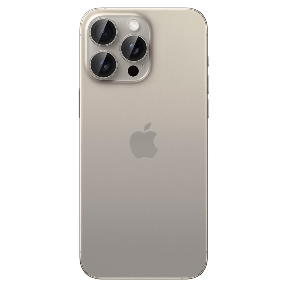 Osłona Aparatu Spigen Optik Pro Glas.tr Ez Fit Camera Protector 2-Pack Iphone 14 Pro / Pro Max / 15 Pro / Pro Max / 16 Pro / Pro Max Natural Titanium