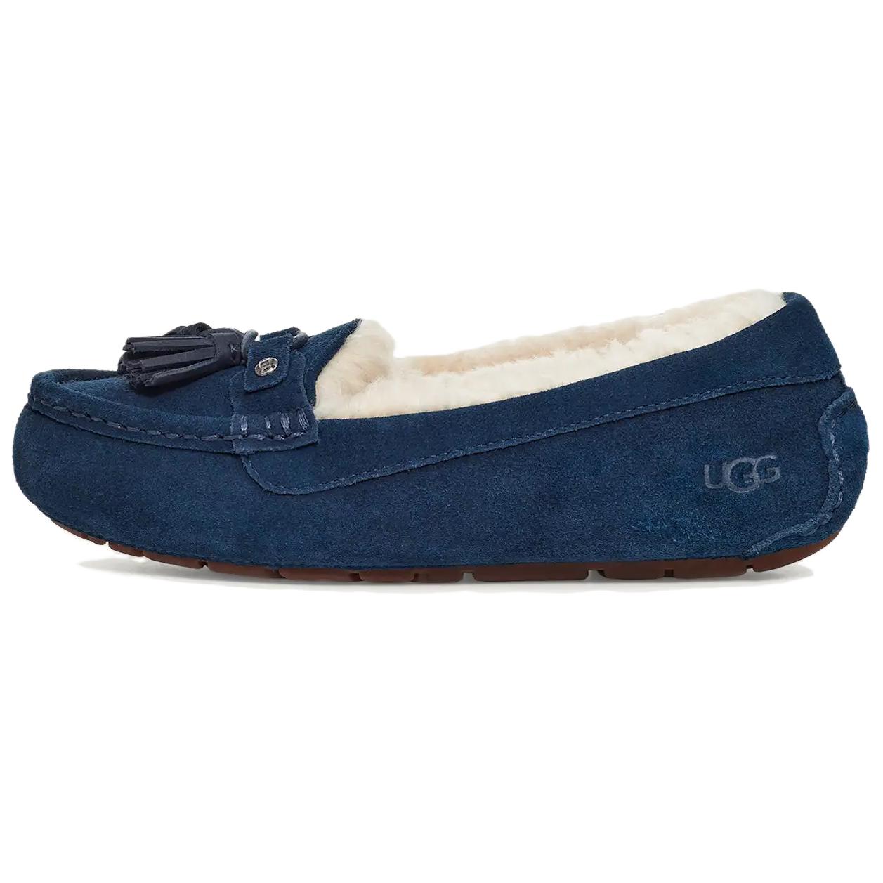 UGG Litney Простые Удобные Повседневные Туфли Женские Обувь Синий 1116030-NAVY 36