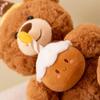 Birthday Cake Bear Rabbit Plush Toy Stuffed Cake Plush Muffin Shaped Pillow Cushion Snack Party Decor Christmas Gift