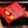 1-10pcs Microwave Potato Bag Reusable Roasted Potato Corn Pouch Microwave Baking Cotton Bag Portable Home Kitchen Cooker Gadgets