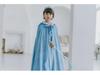 2025 Spring & Autumn Children's Multicolor Hooded Cloak - Plush Velvet Warm Kids' Christmas Cape