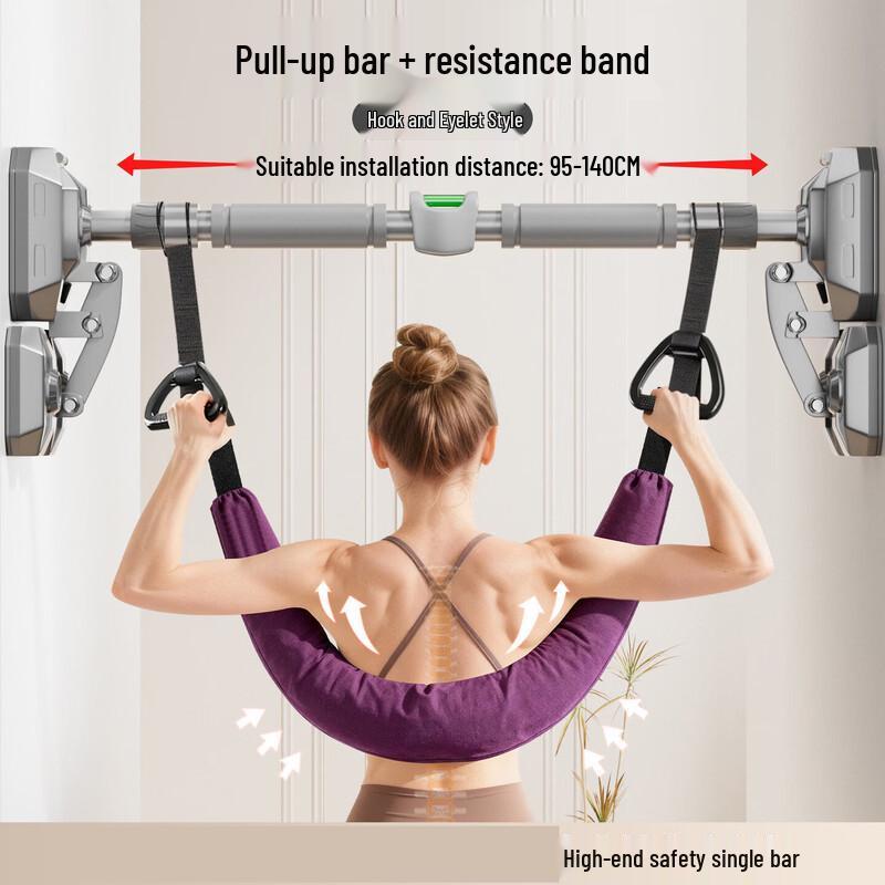 Lumbar Traction Pull-Up Bar Set