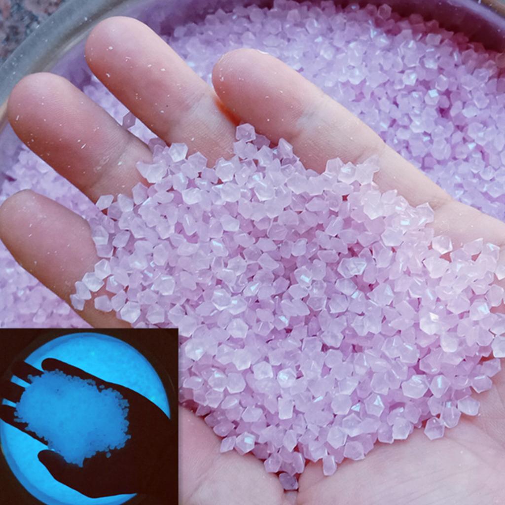 2000Pcs 3-5mm Luminous Sand Glow In Dark Pebbles Stone Home Garden Yard Outdoor Path Lawn Decorations Fish Tank Aquarium Decor