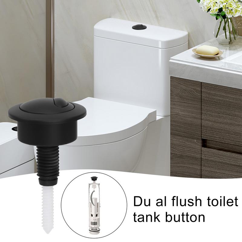 Double Flush Toilet Cistern Button ABS Toilet Push Button Replacement Toilet Accessories Flush Tank For Most Bathroom Toilets