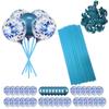 2 Set Kit Supporto per Palloncini, con 20 palloncini, Porta Bastoncini per Palloncini con Base per Tavolo Decorazioni per Festa di Laurea Compleanno Rivelazione di Genere