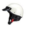 Stylish Vintage Half Helmet – Lightweight Open Face with Breathable Liner, Retro Motorcycle Gear for Urban Riders