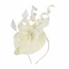 Women Fashion Flower Mesh Fascinator Hat Hair Decoration Elegant Accessories Wedding Headdress Adjustable Headwear Garden Party