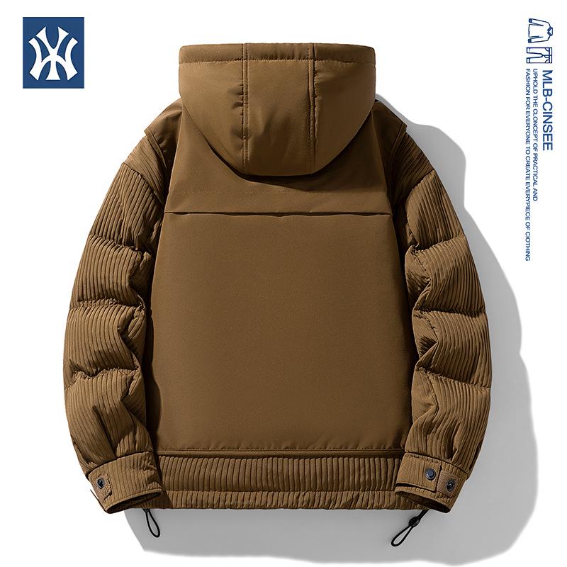 MLB & NY Winter Warmth: Unisex Japanese Style White Duck Down Jacket