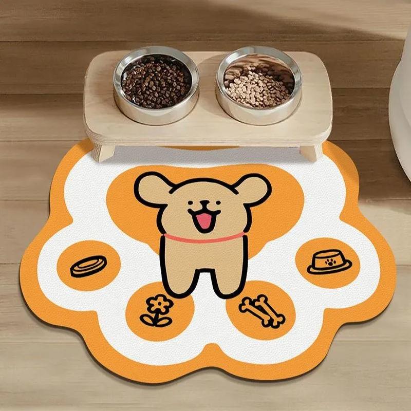 

Коврик для домашних животных VIKAMA, Милые лапы собаки неправильной формы, Коврик для корма для собак, Коврик для корма для кошек, Непромокаемый коврик, Коврик для собак для еды и воды 40X60CM(1.3X2FT