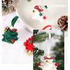 Mini Felt Christmas Tree Decorative Christmas Wind Chime Christmas Bell Ornaments Metal Festive Decor Supplies For Home Decor