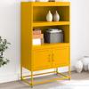 Vidaxl Cabinet, Mustard, 68.5X38.5X123.5 Cm, Steel