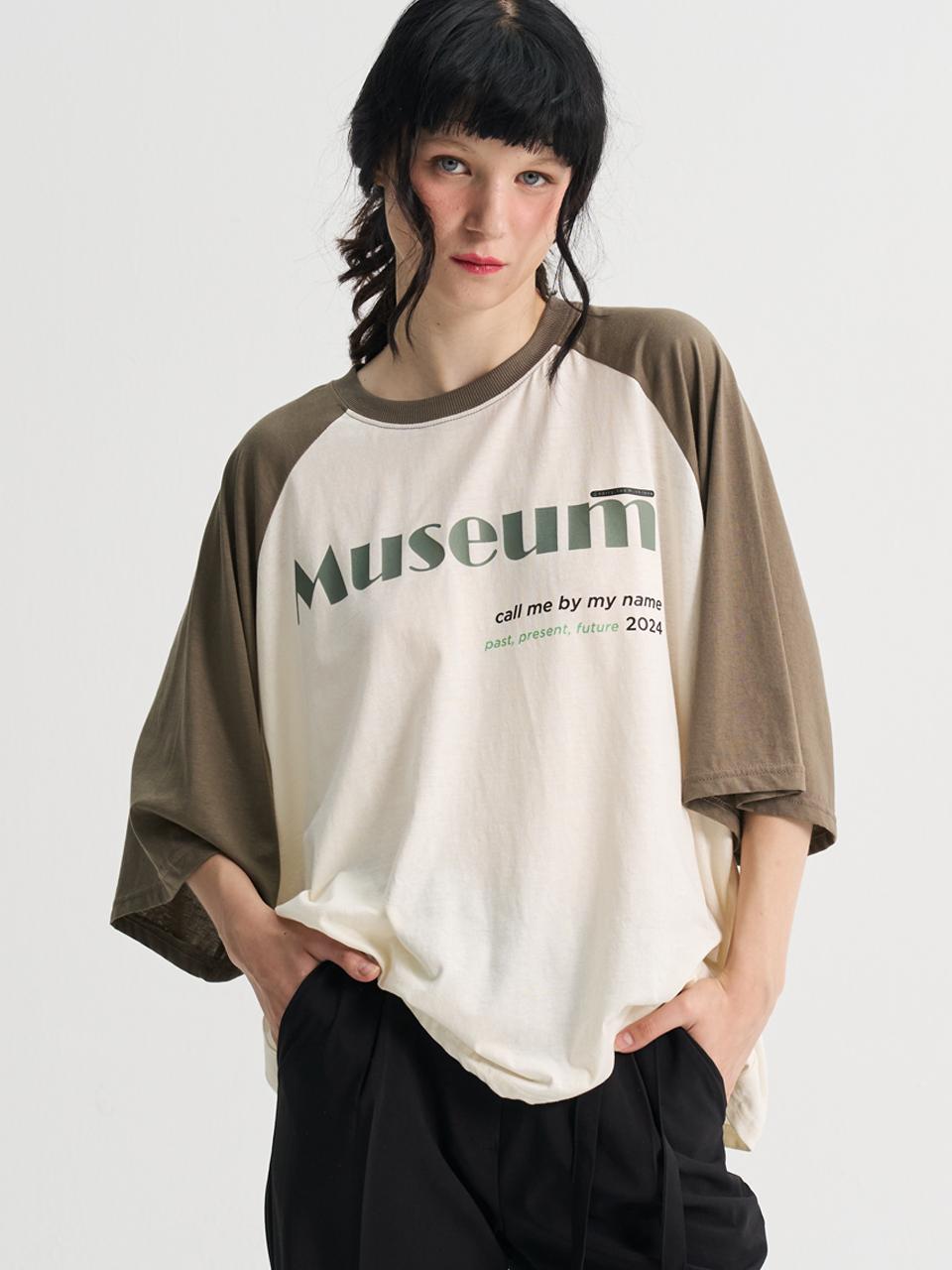 Sorry, Too Much Love Season Point Museum Raglan T-Shirt_Brown Free