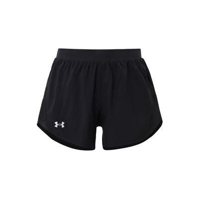 Fly-By Elite Logo Bedruckte Gesäßtasche mit Reißverschluss Elastischer Bund Solide Gerade Lässige Shorts Damen Shorts Schwarz 1369766-001