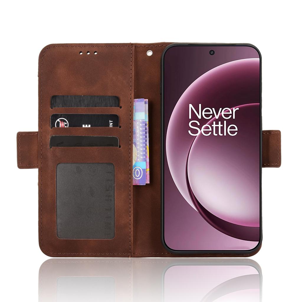 For OnePlus 15 5G Leather Case Phone Wallet Cover with Multiple Card Slots