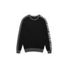 BALBI Lettering Color Block Jacquard Knit Sweater