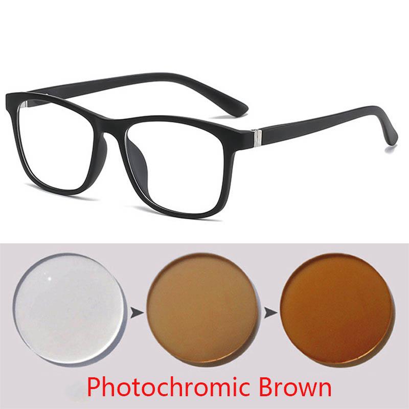 2267 Square TR90 Frame Clear Lens Prescription Glasses Myopia Nerd Spectacles Degree -0.5 -1.0 -2.0 -3.0 -4.0 to -6.0