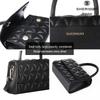 Sheraton Women's Small Plaid Leather Crossbody Handbag