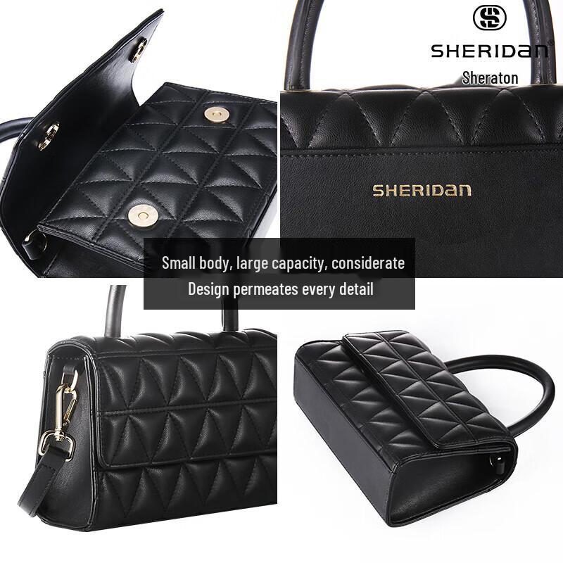 Sheraton Women's Small Plaid Leather Crossbody Handbag