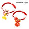 New Year Pet Collar Year of The Horse Embroidered Cat Collar Adjustable Chinese New