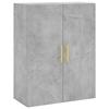 VidaXL Armoire murale gris béton 69,5x34x90 cm 828416