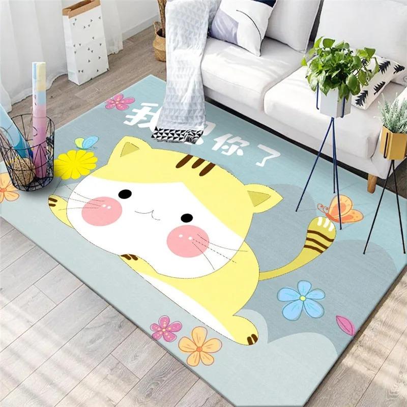 Cute Cartoon Girl Bedroom Floor Mat Decoration Home Living Room Floor Mat