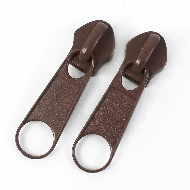 50/100/200Pcs Meetee 3# 5# Nylon Zipper Puller Bags Garment Zip Slider Backpack Pocket Zips Repair Kits DIY Sewing Accessories