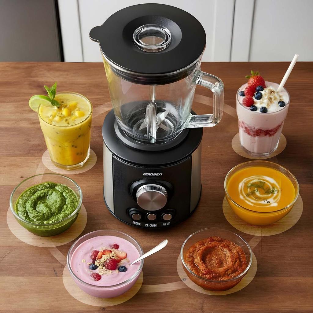 800W Bd-751 Berdsen Jug Blender Black