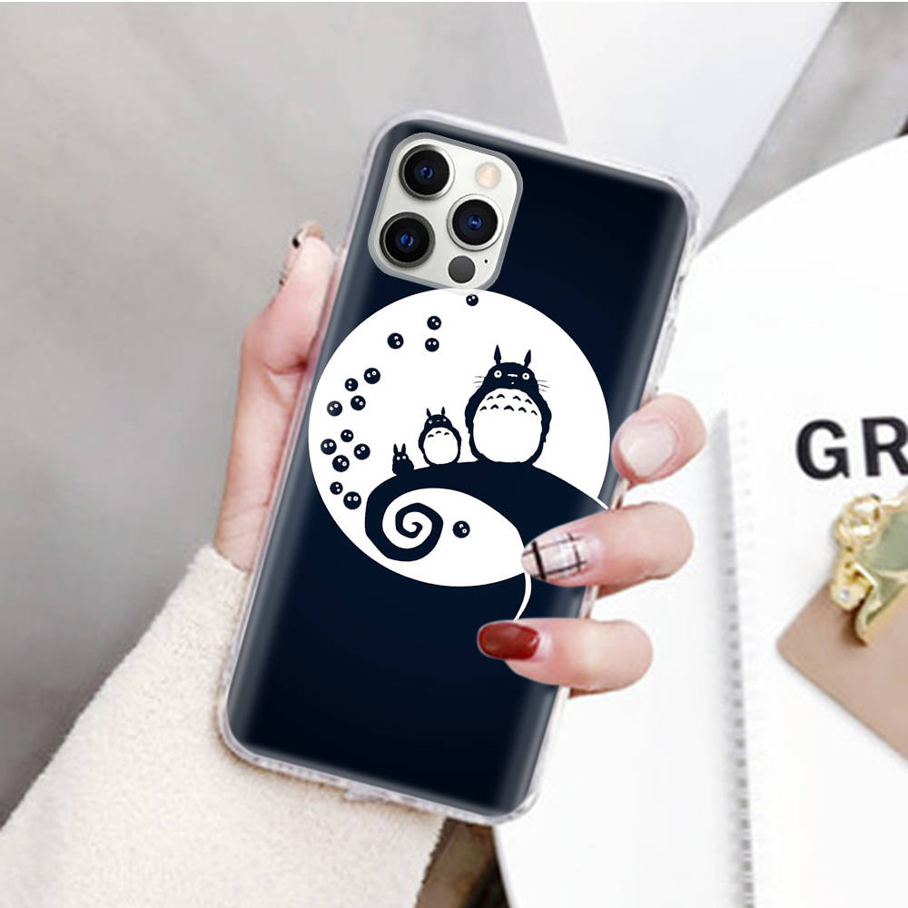 

JW56 милый Тоторо аниме прозрачный чехол для Samsung A04 A14 A23 M33 M53 Realme 10 9 C35 C55 VIVO Y02 X80 Infinix Hot 30 Note 11 Tecno Spark 8P Pro VIVO Y16 аэро