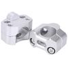 Aluminum Alloy 28mm 1 1Celsius8  Motorcycle Handlebar Handle   Bar Mount Clamps Riser Red