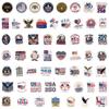 110 Sheets Cartoon 250th US Anniversary Waterproof Stickers for Decoration - Suitable for Water Cups, Mobile Phones, Computers, and Stationery.