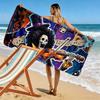 Brook Soul King Print Beach Towel, Large Soft Quick Dry Towel for Beach Camping Swimming