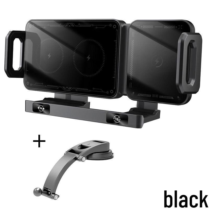 Foldable Screen Wireless Fast Charging Car Holder for Huawei & Samsung Z Fold 6