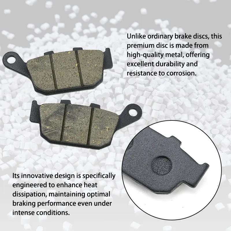 LINGQI RACING Front Rear Brake Pads Kit Set Parts For Dirt Pit Bike Electric Vehicle Small Scooter Folding Bicycle Moped