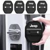 4Pcs Silicone Car Door Lock Protector Cover Anti-Scratch for Jeep Wrangler Grand Cherokee Avenger Compass Wagoneer AJX1