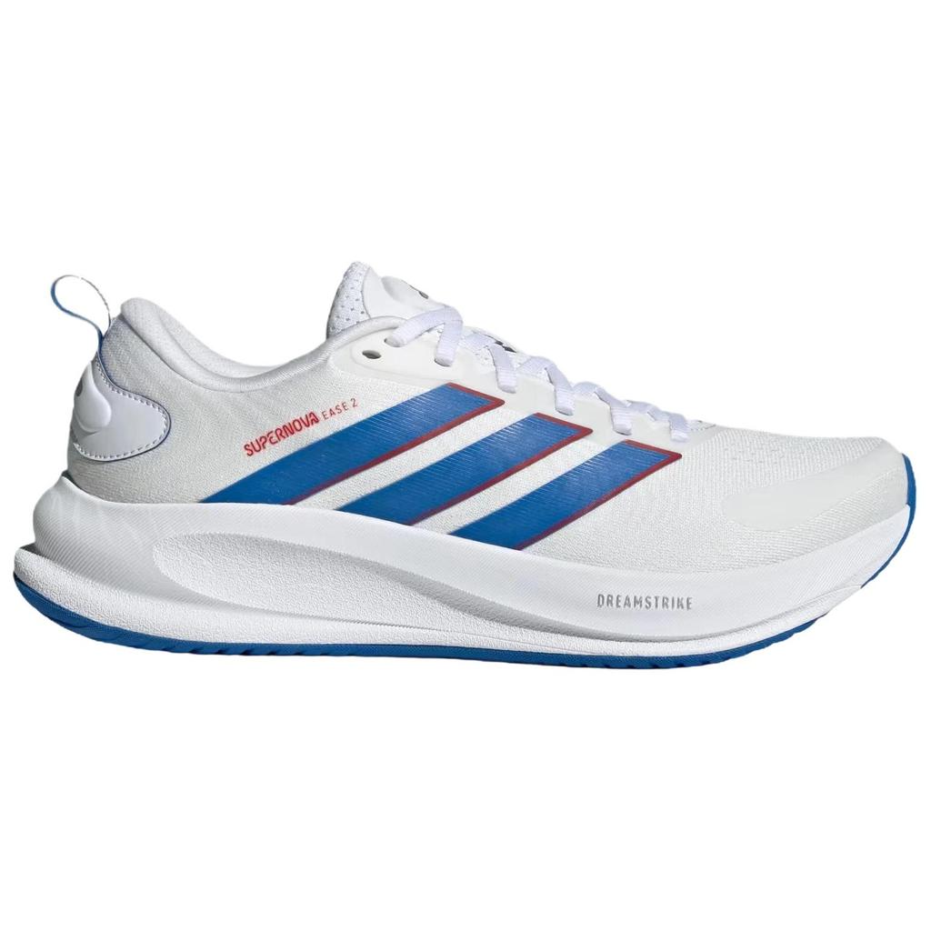 adidas Pantofi de alergare pentru bărbați Supernova Ease 2, respirabili și confortabili, albi, JQ3911