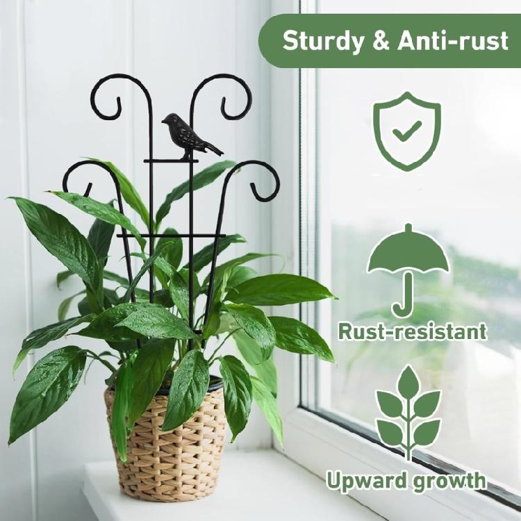 Garden Stake Removable Obelisk Support for Climbing Plant Trellis Height Suitable for Various Climbing Plant