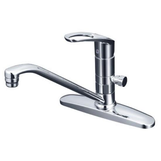 KVK Kitchen Faucet with Branch Port and Cold Water KM5091TTN Single-Lever (Hot Supply)