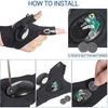 Night Light Waterproof Fishing Gloves with LED Flashlight